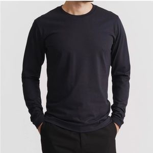 Son of a Tailor Cotton Long Sleeve Deep Blue T Shirt XL LONG